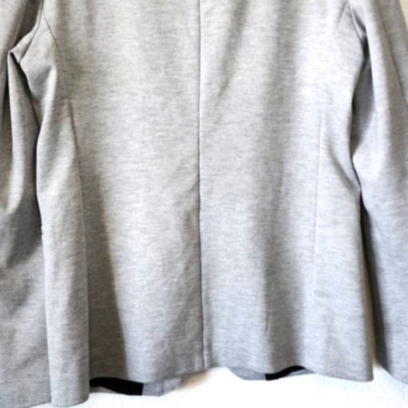 Zara Confort Blazer Jacket Stretch Fit in light gray Size Large - Picture 8 of 11